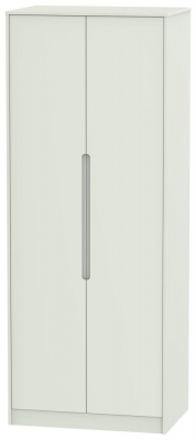 Product photograph of Monaco 2 Door Tall Hanging Wardrobe - Kaschmir Matt from Choice Furniture Superstore