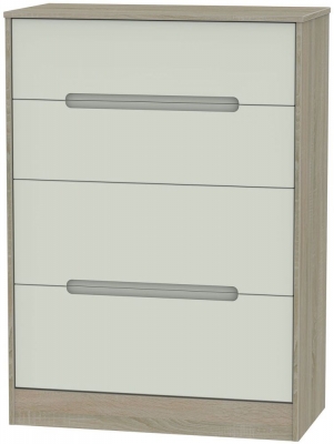 Product photograph of Monaco 4 Drawer Deep Chest from Choice Furniture Superstore