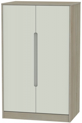 Product photograph of Monaco 2 Door Midi Wardrobe from Choice Furniture Superstore