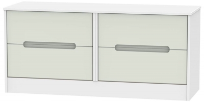 Product photograph of Monaco Cashmere And White Bed Box from Choice Furniture Superstore