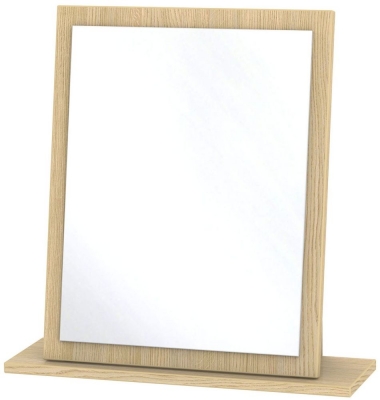 Product photograph of Monaco Light Oak Small Dressing Mirror from Choice Furniture Superstore