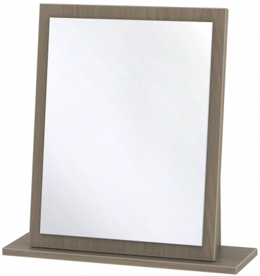 Product photograph of Monaco Toronto Walnut Small Dressing Mirror from Choice Furniture Superstore