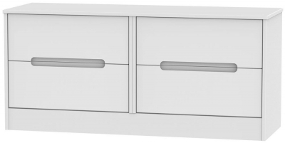 Product photograph of Monaco White Bed Box from Choice Furniture Superstore