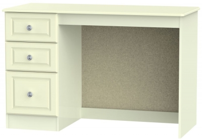 Product photograph of Pembroke Cream 3 Drawer Desk from Choice Furniture Superstore