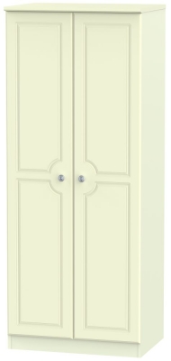 Image of Pembroke Cream 2 Door Plain Wardrobe