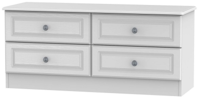 Product photograph of Pembroke White Bed Box from Choice Furniture Superstore