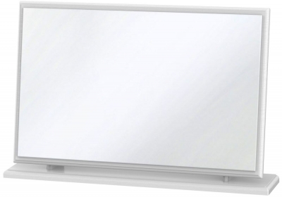 Product photograph of Pembroke White Large Dressing Mirror from Choice Furniture Superstore