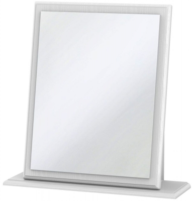 Product photograph of Pembroke White Small Dressing Mirror from Choice Furniture Superstore