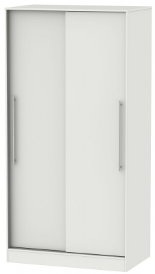 Product photograph of Sherwood Grey 2 Door Sliding Wardrobe from Choice Furniture Superstore