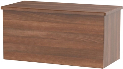 Product photograph of Sherwood Walnut Effect Blanket Box from Choice Furniture Superstore