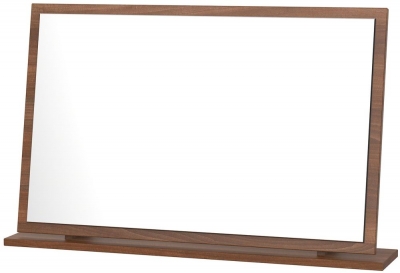 Product photograph of Sherwood Walnut Effect Large Dressing Mirror from Choice Furniture Superstore