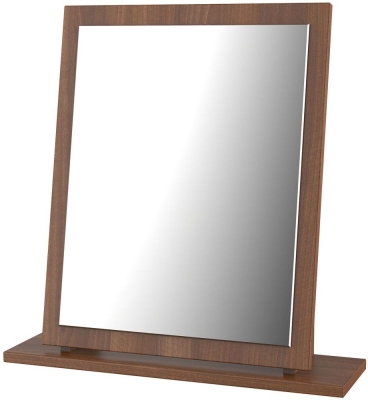 Product photograph of Sherwood Walnut Effect Small Dressing Mirror from Choice Furniture Superstore