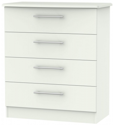 Product photograph of Sherwood Porcelain 4 Drawer Chest from Choice Furniture Superstore