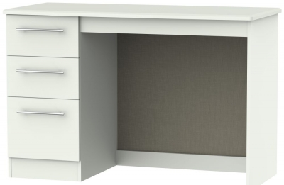 Product photograph of Sherwood Porcelain 3 Drawer Desk from Choice Furniture Superstore
