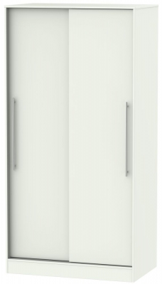 Product photograph of Sherwood Porcelain 2 Door Sliding Wardrobe from Choice Furniture Superstore