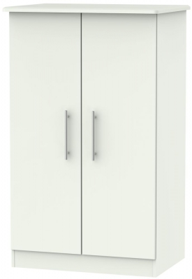 Product photograph of Sherwood Porcelain Midi Wardrobe from Choice Furniture Superstore