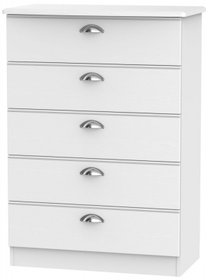 Product photograph of Victoria 5 Drawer Chest from Choice Furniture Superstore
