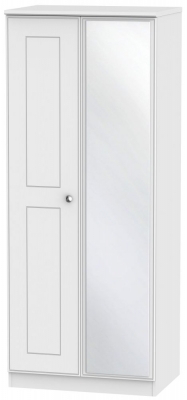 Product photograph of Victoria 2 Door Mirror Wardrobe from Choice Furniture Superstore