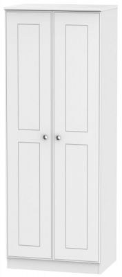 Product photograph of Victoria 2 Door Tall Hanging Wardrobe from Choice Furniture Superstore