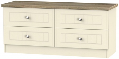 Product photograph of Vienna Cream Bed Box from Choice Furniture Superstore