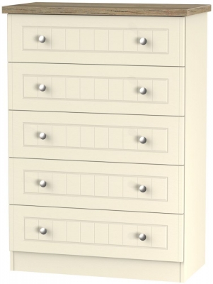 Product photograph of Vienna 5 Drawer Chest from Choice Furniture Superstore