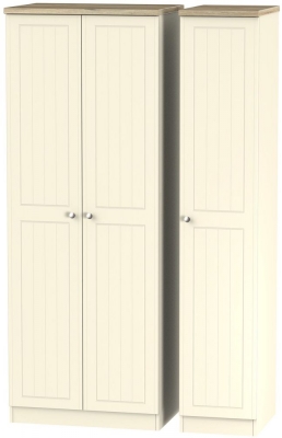 Product photograph of Vienna 3 Door Tall Wardrobe from Choice Furniture Superstore