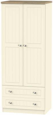 Product photograph of Vienna 2 Door 2 Drawer Wardrobe from Choice Furniture Superstore
