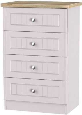 Product photograph of Vienna Kaschmir Ash 4 Drawer Midi Chest from Choice Furniture Superstore