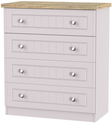 Product photograph of Vienna Cashmere 4 Drawer Chest from Choice Furniture Superstore