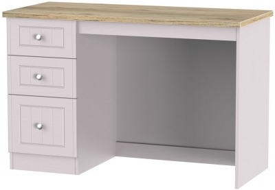 Product photograph of Vienna Kaschmir Ash 3 Drawer Desk from Choice Furniture Superstore