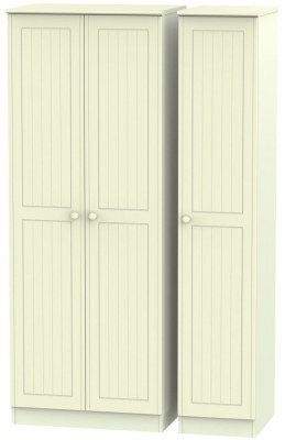 Product photograph of Warwick 3 Door Tall Plain Triple Wardrobe from Choice Furniture Superstore