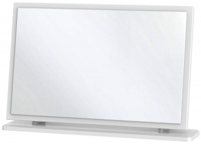 Product photograph of Warwick White Large Dressing Mirror from Choice Furniture Superstore