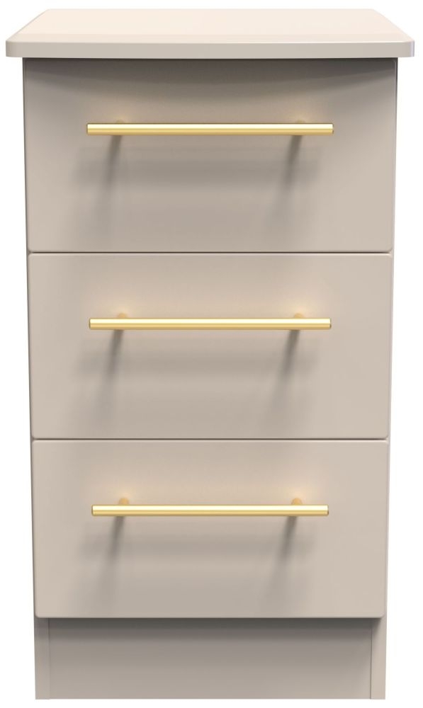 Haworth Cashmere 3 Drawer Beside Cabinet