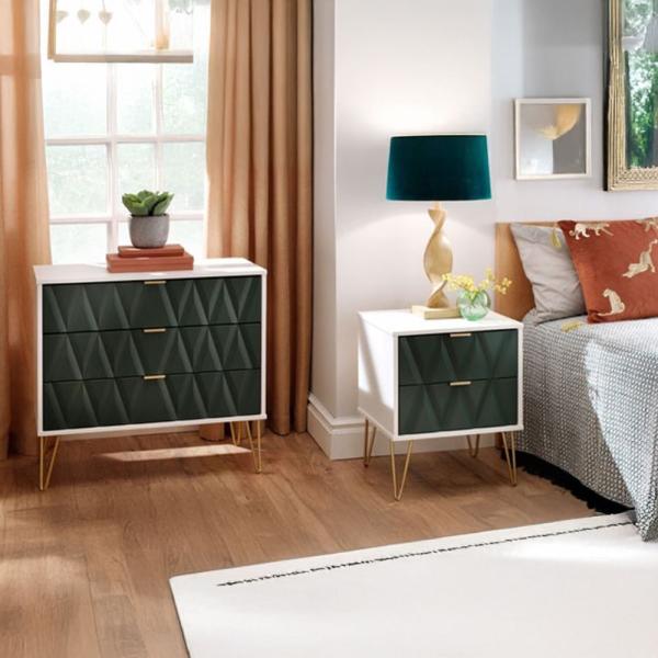 Welcome Furniture Diamond Black and White Matt