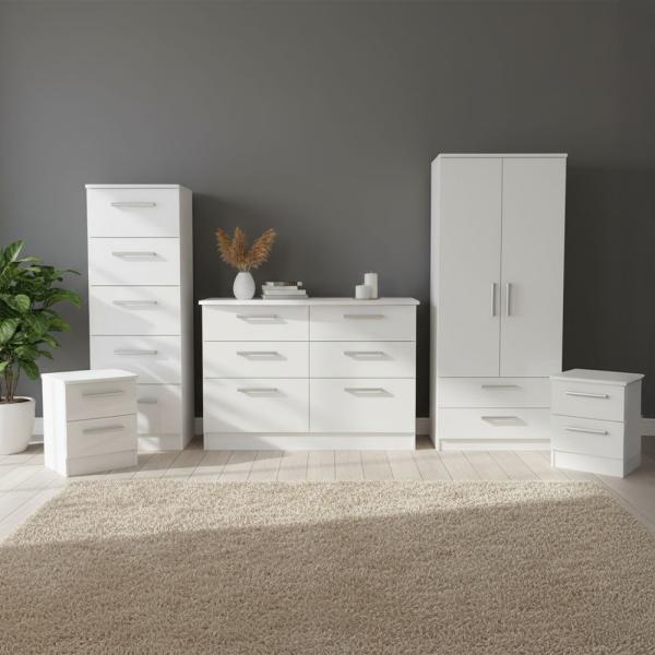 Welcome Furniture Knightsbridge Kaschmir Matt and White