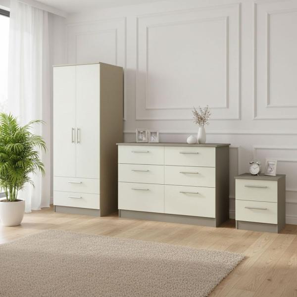 Welcome Furniture Contrast Vanilla and Mushroom