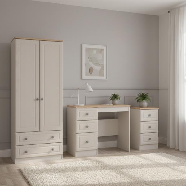Welcome Furniture Norfolk Cashmere Ash and Bardolino Oak