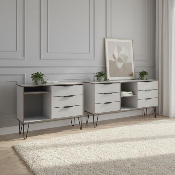 Welcome Furniture Hong Kong Grey Matt and White Living