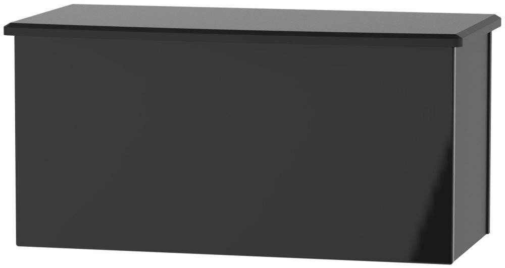 Camden Black Gloss Blanket Box