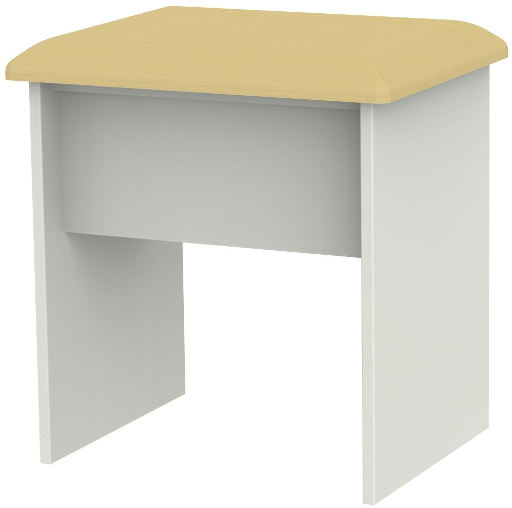 Camden Cashmere Padded Dressing Stool