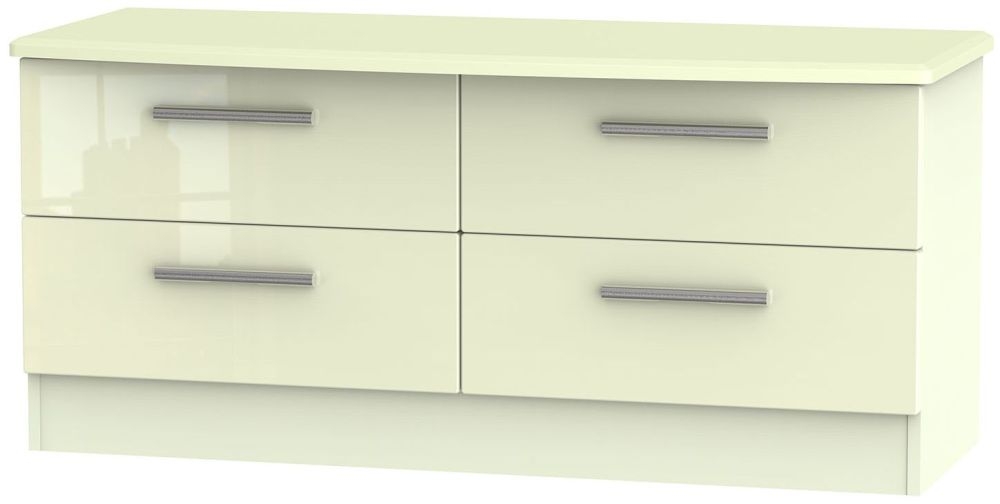 Knightsbridge Cream Gloss Bed Box
