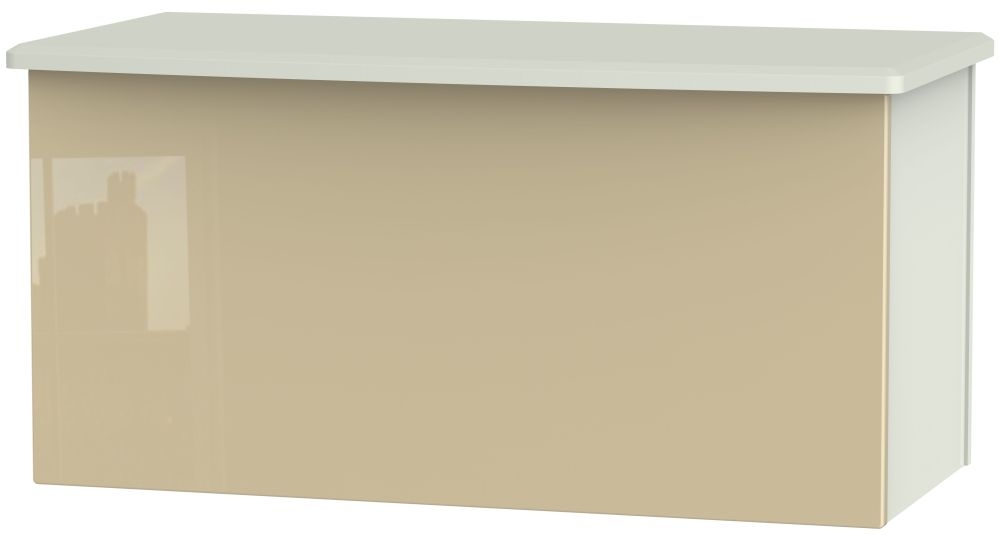 Knightsbridge Mushroom and Cashmere Matt Blanket Box