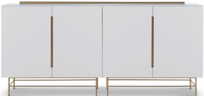 Product photograph of Gillmore Space Alberto 4 Door High Sideboard from Choice Furniture Superstore