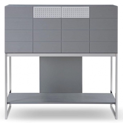 Product photograph of Gillmore Space Adriana 1 Door 2 Drawer Bureau Desk from Choice Furniture Superstore