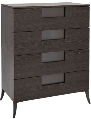 Product photograph of Gillmore Space Fitzroy Charcoal 4 Drawer Wide Chest from Choice Furniture Superstore