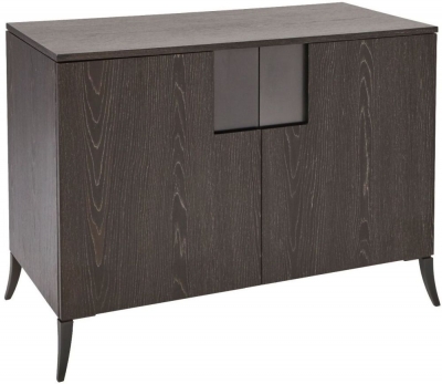 Product photograph of Fitzroy Charcoal 2 Door Small Sideboard from Choice Furniture Superstore