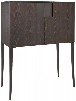 Product photograph of Gillmore Space Fitzroy Charcoal 2 Door Cupboard from Choice Furniture Superstore