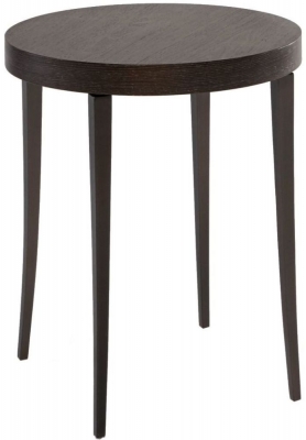 Product photograph of Gillmore Space Fitzroy Charcoal Round Side Table from Choice Furniture Superstore