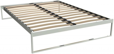 Product photograph of Federico Chrome Metal Bed Frame - Sizes Available from Choice Furniture Superstore