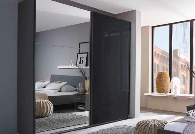 Product photograph of Rauch Cadiz Mirror Sliding Wardrobe - Variation Available from Choice Furniture Superstore